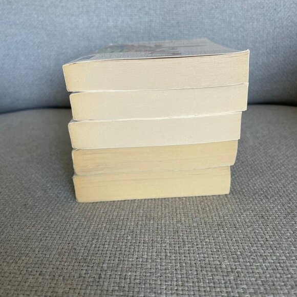 VINTAGE Christian Jacq Ramsès Five 5 Books Robert Laffont Pocket, Tomes 1 à 5 - Picture 7 of 14